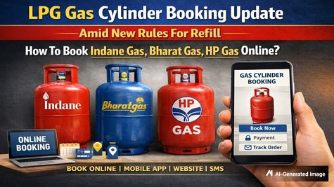 LPG Gas Cylinder Booking Update: Amid New Rules For Refill, How To Book Indane Gas, Bharat Gas, HP Gas Online?