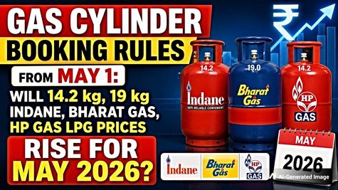 Gas Cylinder Rules From May 1: Will 14.2 kg, 19 kg Indane, Bharat Gas, HP Gas LPG Prices Rise For May 2026?