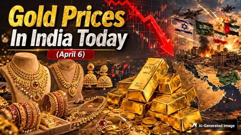 Gold Prices In India Today (April 6) Crashes On Trump's New Threat; Red Alarms For 24K, 22K, 18K Gold Prices