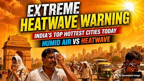 Extreme Heatwave Warning By IMD, Yellow Alert Issued; Top 25 Hottest Cities On April 22; Humid Air Vs Heatwave