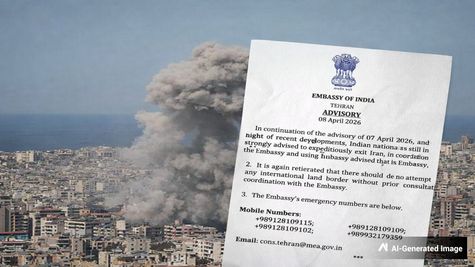 Indian Embassy Urges Citizens to Leave Iran Immediately Despite Ceasefire; Helpline Numbers Issued