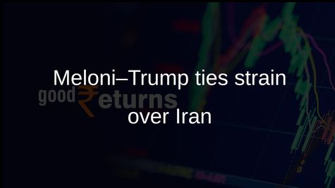 Meloni–Trump relationship strains over Iran war stance and Pope Leo XIV remarks