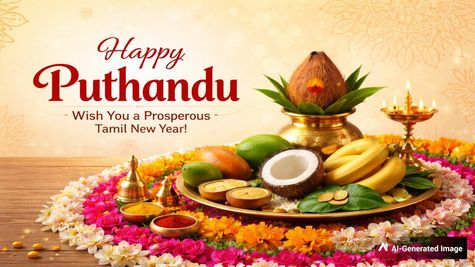 Happy Puthandu 2026: Puthuvarudam, Varusha Pirappu, Tamil New Year Top 50 Best Wishes, Messages, Quotes & All