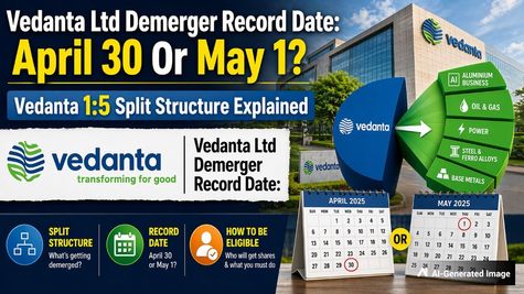 1:5 Split On April 30 Or May 1? Vedanta Demerger Record Date, Split Structure Explained, How To Be Eligible