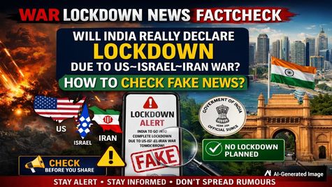 War Lockdown News Facts: Is India Really Going For Lockdown Due To US-Israel-Iran War? How To Check Fake News