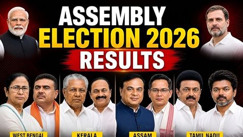 Assembly Election Results: BJP Leads West Bengal & Assam, DMK Ahead TN, Close Race in Kerala in Early Trends