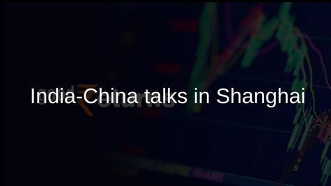 India-China economic cooperation talks in Shanghai focus on trade, investment, and technology