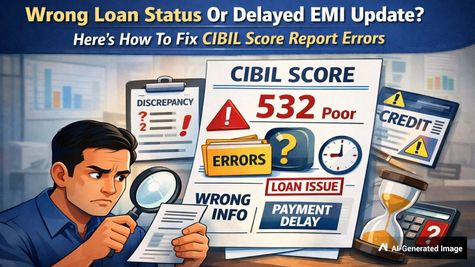 Wrong Loan Status Or Delayed EMI Update? Here’s How To Fix CIBIL Score Report Errors