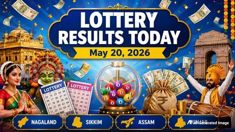 Lottery Results Today (May 20) Live: Sikkim Labh Laxmi, Assam Bodoland, Punjab Dear 50 To Nagaland Lottery