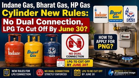Indane Gas, Bharat Gas, HP Gas Cylinder Rules: LPG Connection To Be Suspended In June? How To Appy For PNG?