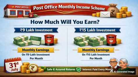 Post Office Monthly Income Scheme: How Much Will You Earn On 9 Lakh & 15 Lakh Investment?