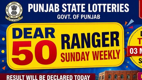 Punjab Lottery Results Today 03/05/2026: Dear 50 Ranger Sunday Weekly Result Out Check 1st Prize Winner