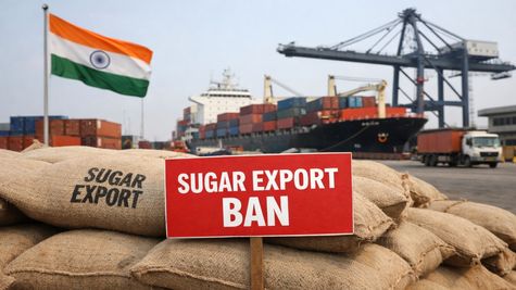 India Bans Sugar Exports Till Sept 30