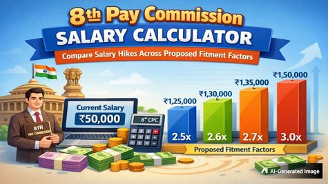 8th Pay Commission Salary Calculator: Compare Salary Hikes Across Proposed Fitment Factors