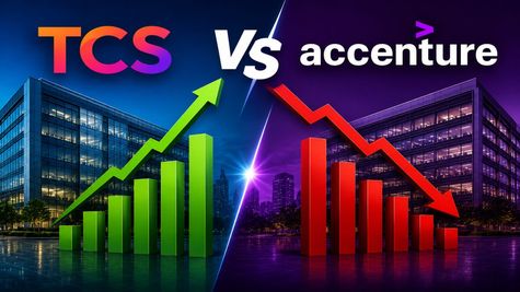 TCS vs Accenture: Indian IT Giant Overtakes Global Rival After 4 Years; But Share Price Crashes 7%; Sell/Hold?