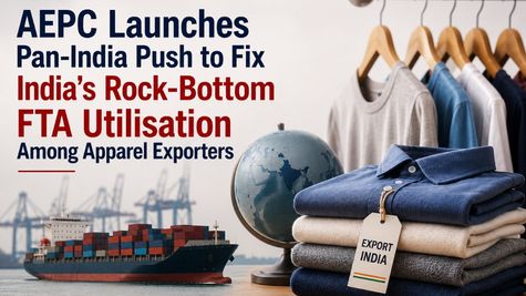 AEPC Flags FTA Utilisation Crisis: 75% of Apparel Export Benefits Unclaimed Despite 50+ Trade Deals