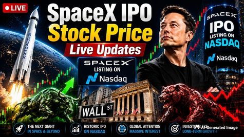 SpaceX IPO Stock Price Live: Blockbuster Listing! SpaceX Stock Jumps 29%, M-Cap Skyrockets To $2.3 Trillion