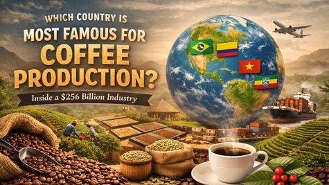 Which Country Is Most Famous For Coffee Production? Inside a $256 Billion Industry