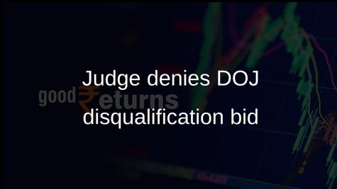 DOJ disqualification request denied in Trump White House Correspondents dinner case