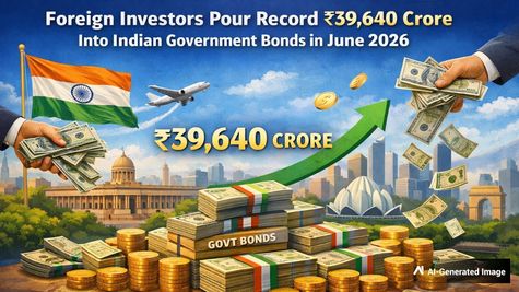 Foreign Investors Pour Record ₹39,640 Crore Into Indian Government Bonds in June 2026