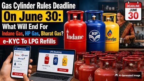 Gas Cylinder Rules Deadline On June 30: What Will End For Indane Gas, HP Gas, Bharat Gas? e-KYC To LPG Refills