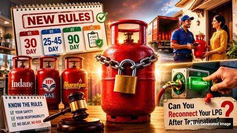 Gas Cylinder New Rules: What Are 30-Day & 90-Day Rules? Can You Reactivate Indane, HP, BP Gas Once Terminated?