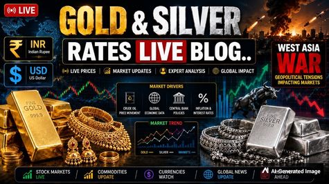 Gold, Silver Rates Today LIVE (08/08/2026): MCX Gold Drops Rs 2,200, Silver Sinks Rs 6,400 As Dollar Tops 100