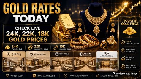 Gold Rates Today (17/06/2026): Check 24K, 22K, 18K Gold Prices At IBJA, Tanishq, Joyalukkas, Malabar, Kalyan