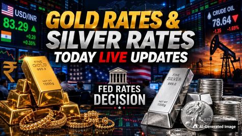 Gold & Silver Rates Today (17-06-2026) Live: MCX Gold Falls To Rs 1,52,500, Silver Struggles; Fed Policy Eyed