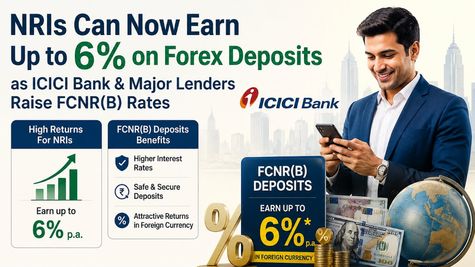 NRIs Can Now Earn Up to 6% on Forex Deposits as ICICI Bank & Major Lenders Raise FCNR(B) Rates 