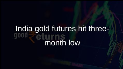 India gold futures fall to three-month low as strong US dollar and higher rate outlook weigh