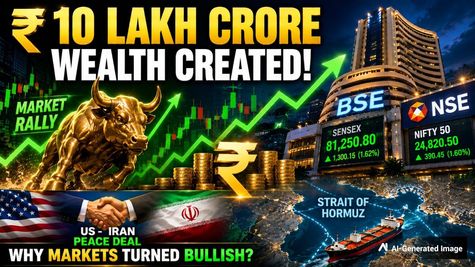 Rs 10 Lakh Crore Wealth Added As  Sensex Jumps 1,300 & Nifty Up 390 Pts; Why US-Iran Deal Bullish For Markets