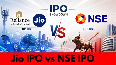 Jio IPO vs NSE IPO: The Battle of Mega IPOs Is On! Which Giant Stacks Up Better on Size, Valuation and Growth?