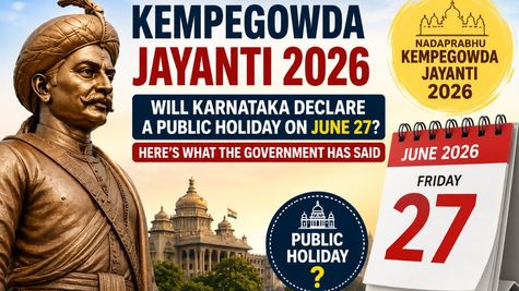 Kempegowda Jayanti 2026: Is June 27 A Public Holiday in Karnataka? Check Official Status & Announcements 