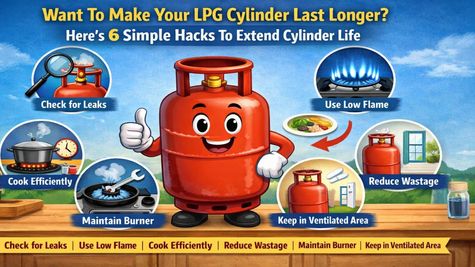 Want To Make Your LPG Cylinder Last Longer? Here’s 6 Simple Hacks To Extend Cylinder Life