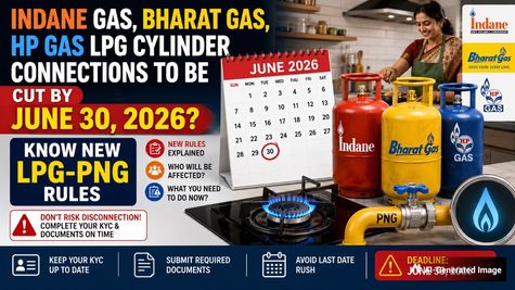 Indane Gas, Bharat Gas, HP Gas LPG Cylinder Connections To Be Cut By June 30, 2026? Know New LPG-PNG Rules