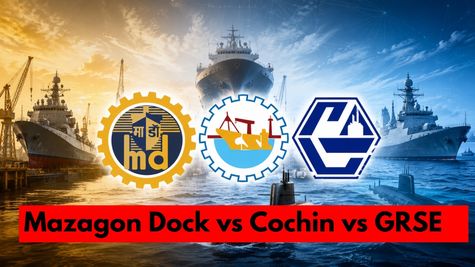 Mazagon Dock vs Cochin Shipyard vs GRSE: Which Defence PSU Stock Is Better? Dividend, Mcap To Outlook Compared