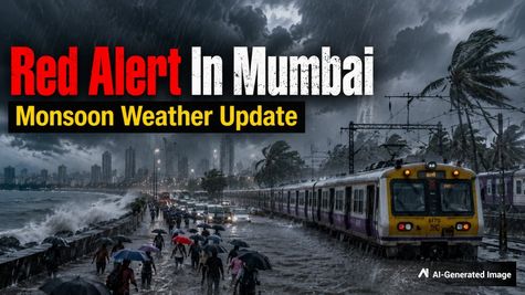 Mumbai Monsoon: Red Alert On Mumbai, Palghar; Orange Alert On Thane, Raigad; IMD Warns Of Extreme Heavy Rain