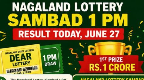 Nagaland Lottery Sambad 1 PM Result Today, June 27: Dear Lottery Winning Numbers, Prize List & How to Claim
