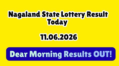 Nagaland Sambad Lottery Result Today, 11-06-2026 LIVE: Dear 1PM Thursday Weekly Lucky Draw Winners List Out