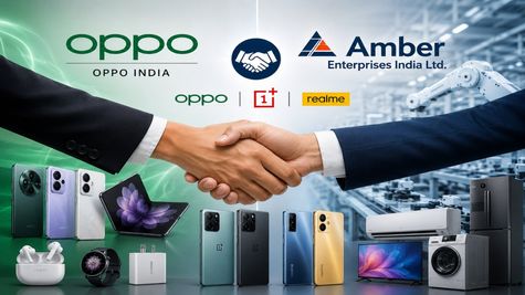 Oppo India Partners With Amber Enterprises to Manufacture Smartphones for Oppo, OnePlus and Realme in India