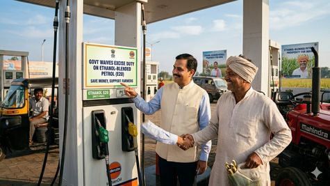 Govt Waives Excise Duty on Ethanol-Blended Petrol