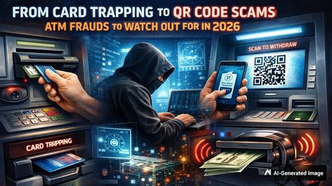 From Card Trapping to QR Code Scams: ATM Frauds to Watch Out for in 2026