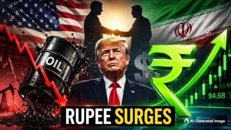 Rupee Rises to 5-Week High of 94.68 Against Dollar as US-Iran Peace Deal Leads to Crude Oil Crash