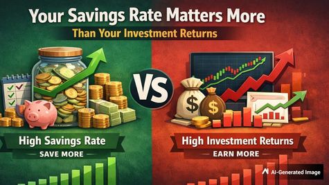 Your Savings Rate Matters More Than Your Investment Returns