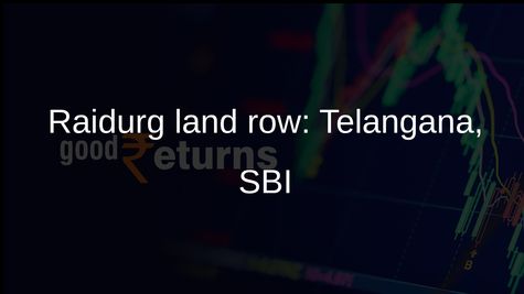 Raidurg land dispute: Telangana government and SBI agree alternative allotment plan