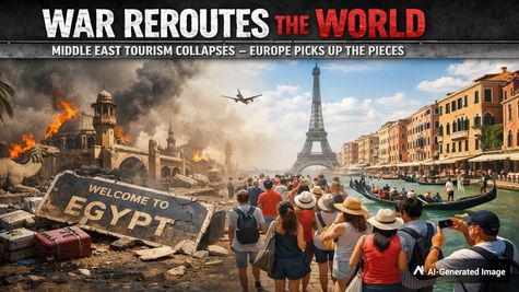 War Reroutes the World: Middle East Tourism Collapses Europe Picks Up the Pieces
