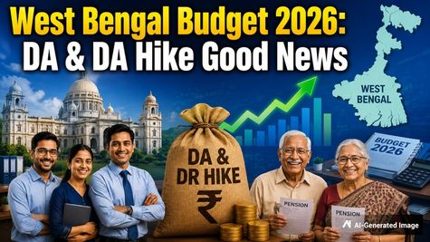 DA, DR HIKE Good News: West Bengal Budget 2026 Announces 20% Hike In Dearness Allowance; Calculate DA Here