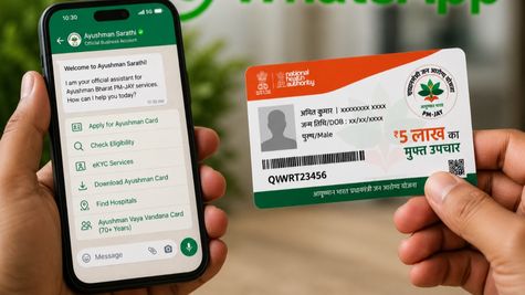 Ayushman Card on WhatsApp: Check How to Apply, Complete eKYC and Download PM-JAY Card Using Ayushman Sarathi  