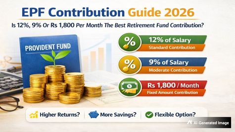 EPF Guide 2026: Is 12%, 9% Or Rs 1,800 Per Month The Best Retirement Fund Contribution?